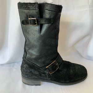 JIMMY CHOO iconic Biker boots Size 9
